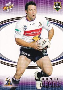 2007 Select NRL Invincible #082 Cooper Cronk Front